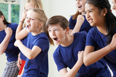 Children in a Drama class